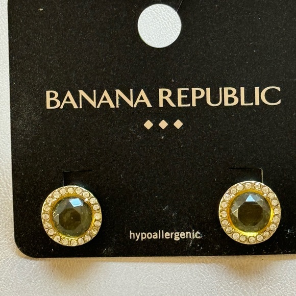 Banana Republic Jewelry - BANANA REPUBLIC TOPAZ CRYSTAL STUDS